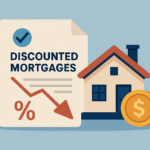 Discounted Mortgages Explained: How to Profit from Them Illustration of a house with a price tag, representing discounted mortgages.